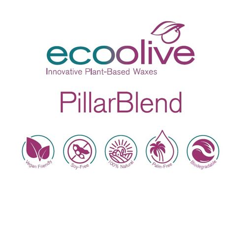 EcoOlive (Pillar Blend) Wax - Various Sizes