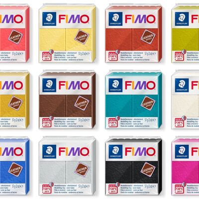 Fimo Effet Cuir - Pâte à Modeler - Paquets de 57g