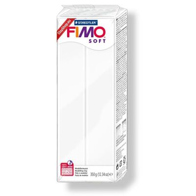 Fimo Soft Großer Block - 454 g - Weiß