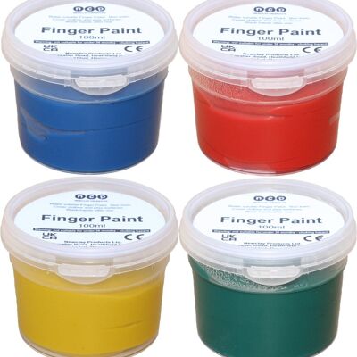 Finger Paints - 100ml Pots - Various Colours