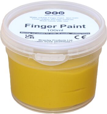 Peintures au doigt - Pots de 100 ml - Différentes couleurs 6