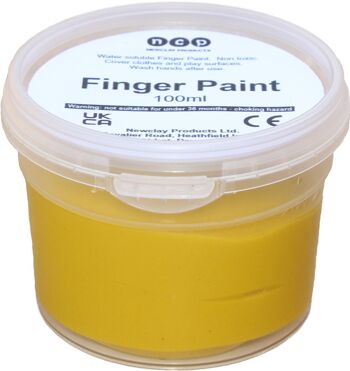 Peintures au doigt - Pots de 100 ml - Différentes couleurs 11