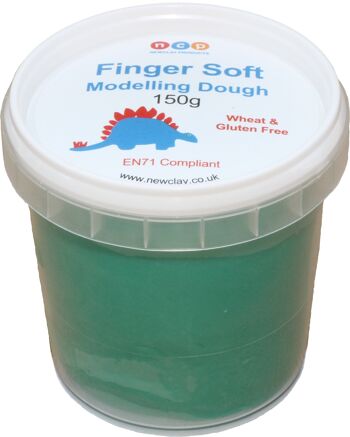 Pâte à Modeler Finger Soft - Pots de 150g - Différentes Couleurs 3