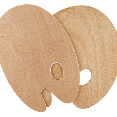 Tavolozza ovale in legno Goya - 2 misure (CM)