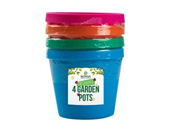 Pots de jardinage en plastique pour enfants - 4pk 2
