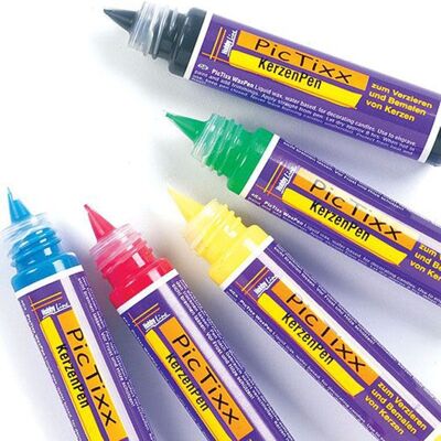 Bolígrafos Kreul PicTixx Vela - 29ml - Varios Colores