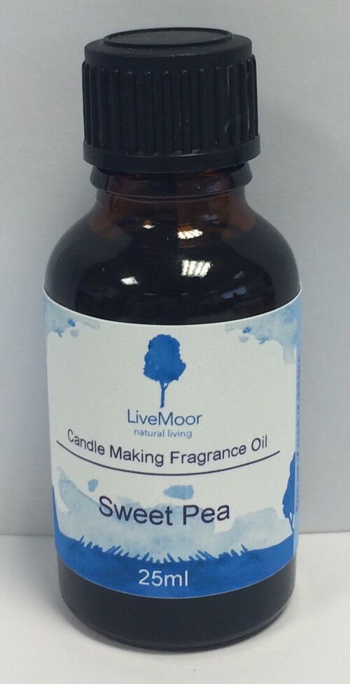 LiveMoor Natural Fragrance Oil - Sweet Pea - 25ml