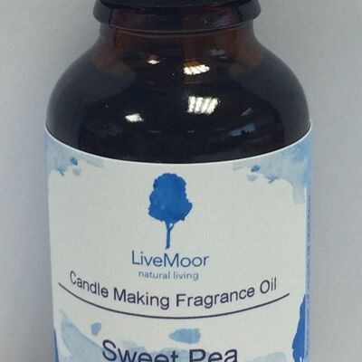 LiveMoor Natural Fragrance Oil - Sweet Pea - 25ml