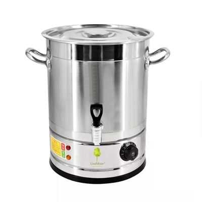 LiveMoor Stainless Steel Wax Melter - 28L