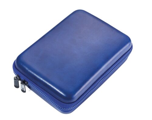 Blue travel case