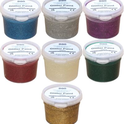 Vernice gel glitterata - vasetti da 100 ml - vari colori