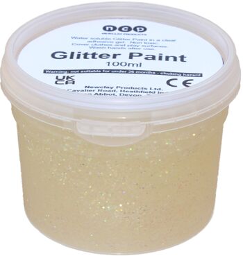 Peinture gel scintillante - Pots de 100 ml - Différentes couleurs 5