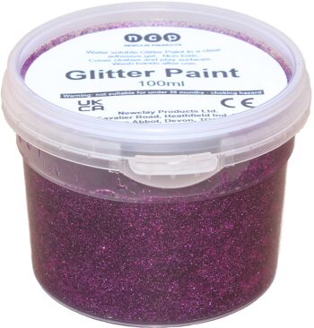 Peinture gel scintillante - Pots de 100 ml - Différentes couleurs 6