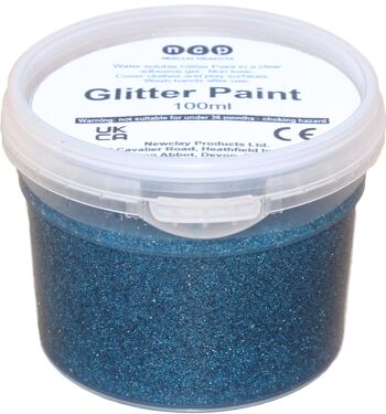 Peinture gel scintillante - Pots de 100 ml - Différentes couleurs 9