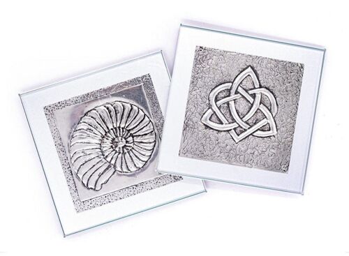 Metal Embossing Kit - Glass Coaster