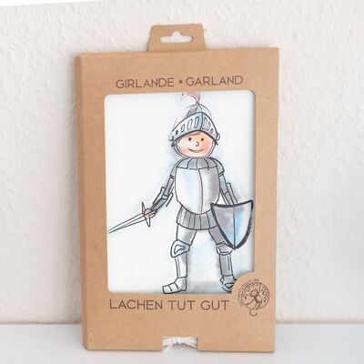 Cavaliere della ghirlanda - decorazione della stanza dei bambini