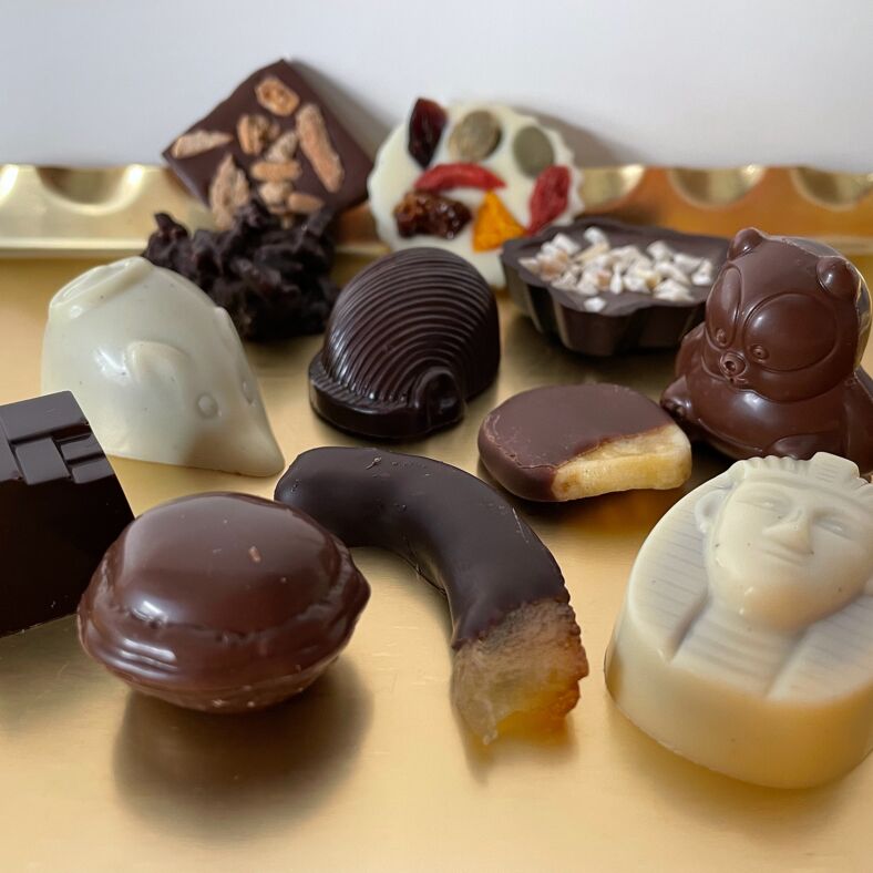 Coffret sucré salé - Cadeau chocolat D'lys couleurs