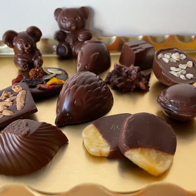 Milk chocolate assortment 175 gr