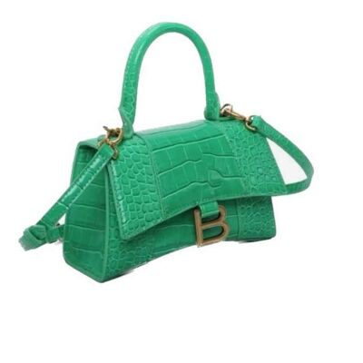 Mini bolso Coco con B verde