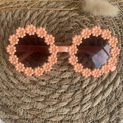 Gafas de sol margaritas coral