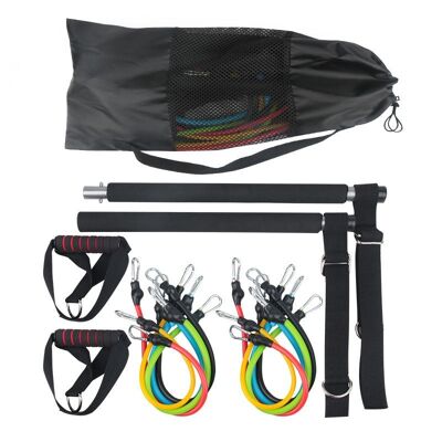 Conjunto de equipos de fitness para entrenamiento de fuerza en cuclillas en casa