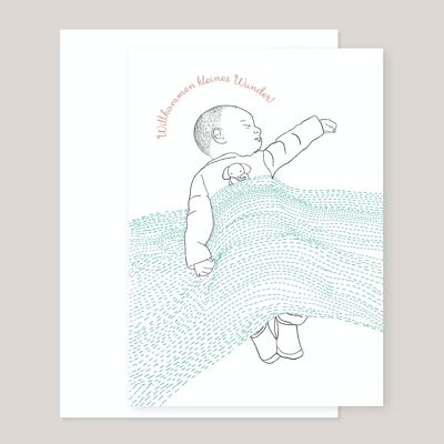 Birth card »Welcome Little Miracle«
