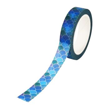 Washi Tape biodégradable à motifs 15mm x 5m 8