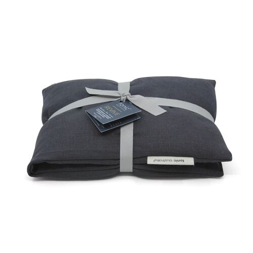 Tonic Luxe Linen Heat Pillow Revive Charcoal