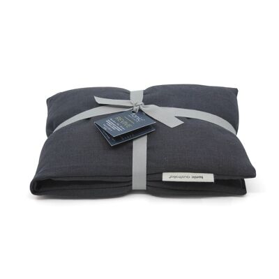 Cuscino riscaldante in lino Tonic Luxe Revive Charcoal