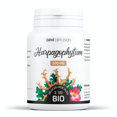 Organic Harpagophytum - 330 mg - 100 vegetable capsules