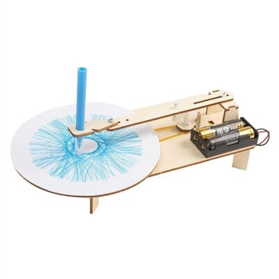 Kit de construcción Máquina de dibujar/Espirógrafo- Kit de ciencia