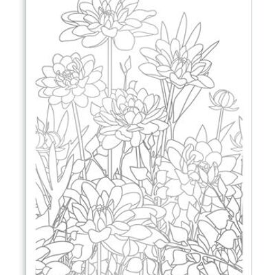 Fleurs (à colorato) (SKU: 6507)