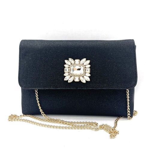 Women’s Shoulder Bag with Diamante Detail