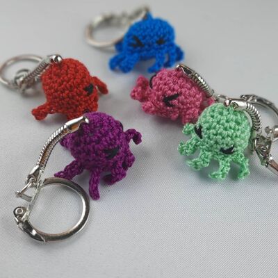 Handmade crochet keychain