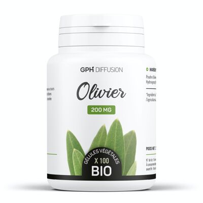 Olivo Ecológico - 200 mg - 100 cápsulas vegetarianas