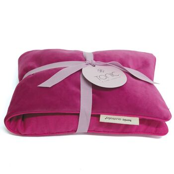 TONIC Luxe Velvet Heat Pillow Berry 1