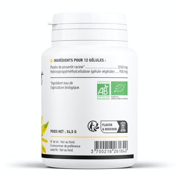 Pissenlit Biologique - 270 mg - 100 gélules végétales 3