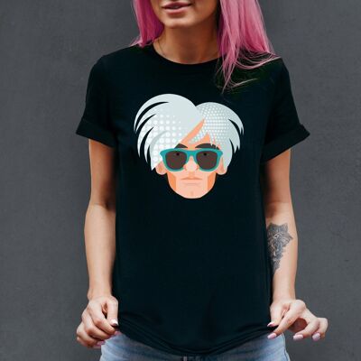 BLACK AND GEO T-SHIRT