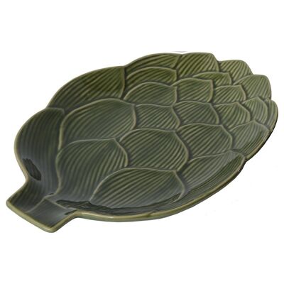 Plate Artichoke green L