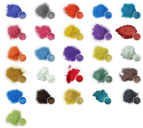Mica Powder for Cosmetics / Candles etc - Various Colours - 10g Packs