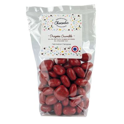 CHOCODIC - Confectionery dragees flavor Crumble red fruits bag 180g