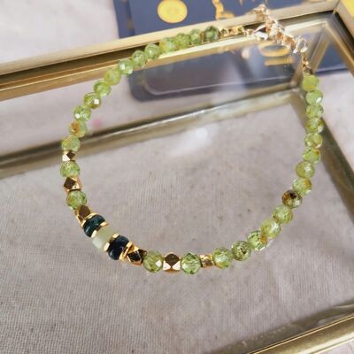 Pulsera Peridoto Verde & Esmeralda