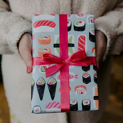 Papel de regalo para sushi
