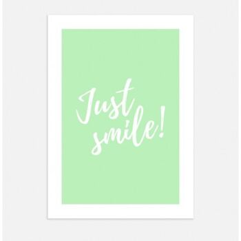 Affiche Poster - Just smile 1