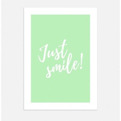 Poster Poster - Just smile