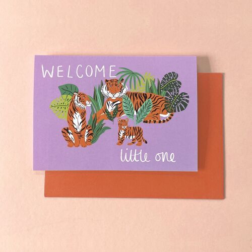 Welcome Little One, new baby card