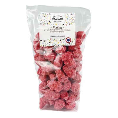 CHOCODIC - Pink praline dragees sweet confectionery bag 180g