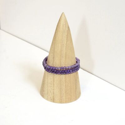 4 mm Amethyst-Armband