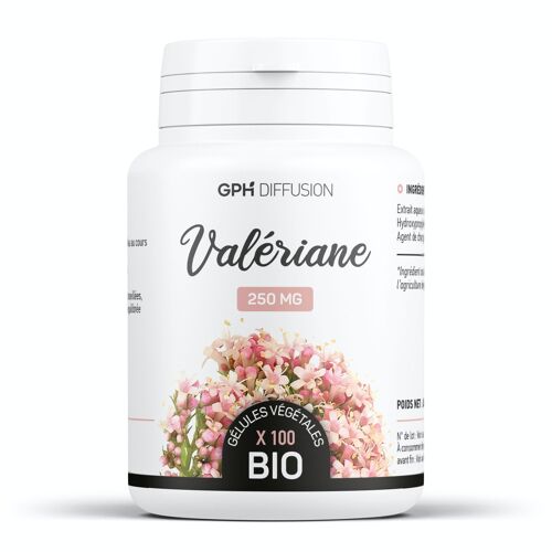 Valériane Biologique - 250 mg - 100 gélules végétales