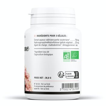 Valériane Biologique - 250 mg - 100 gélules végétales 3